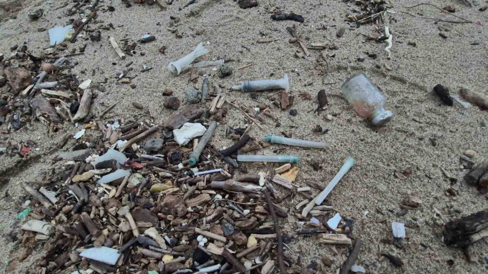 Bartın'da Doğa Alarm Veriyor: Deniz Turuncu, Sahil Çöplük