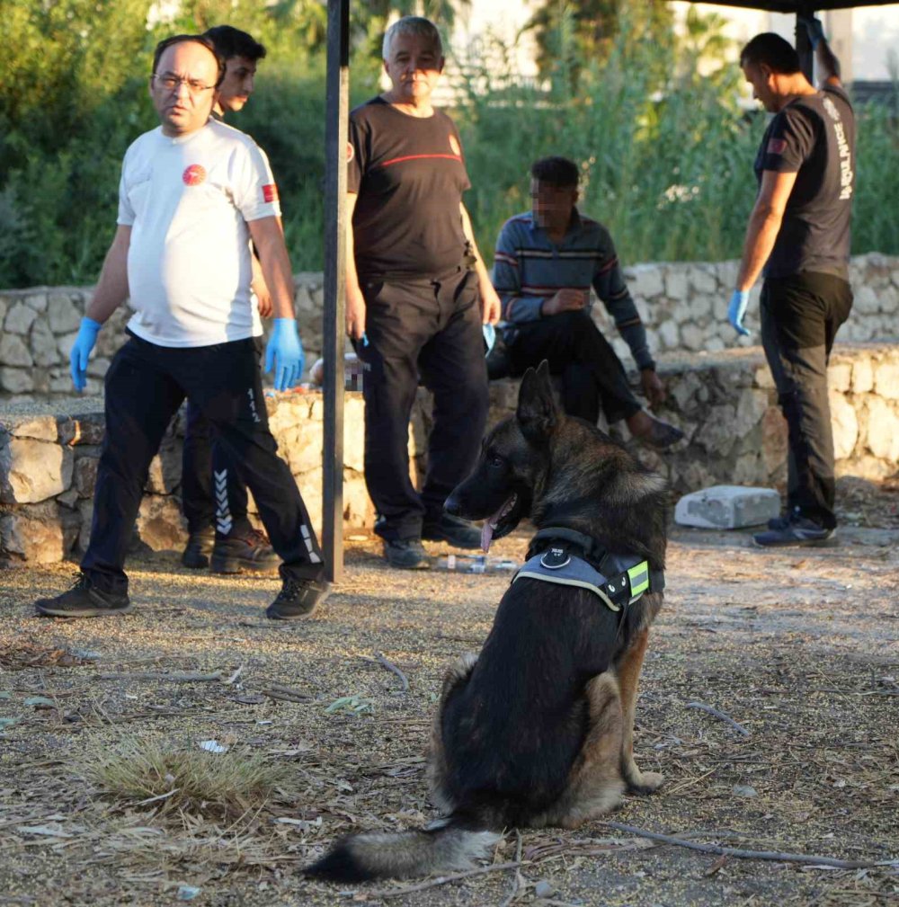 Alkolün etkisiyle su kanalına düştü, köpeğinin havlamasıyla fark edilerek kurtarıldı