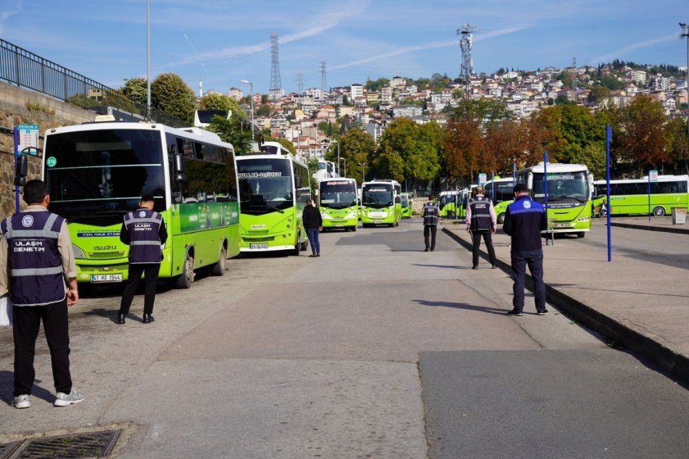 Kocaeli polisinin ana gündemi toplu taşıma