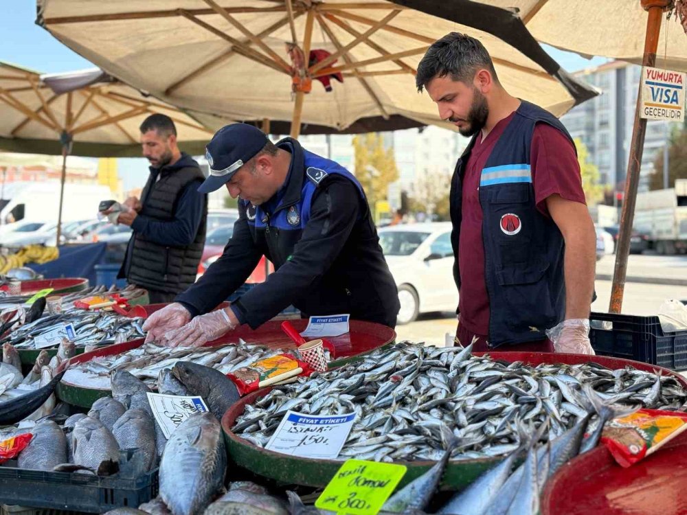 Ankara'da balık tezgahlarına tazelik ve hijyen denetimi