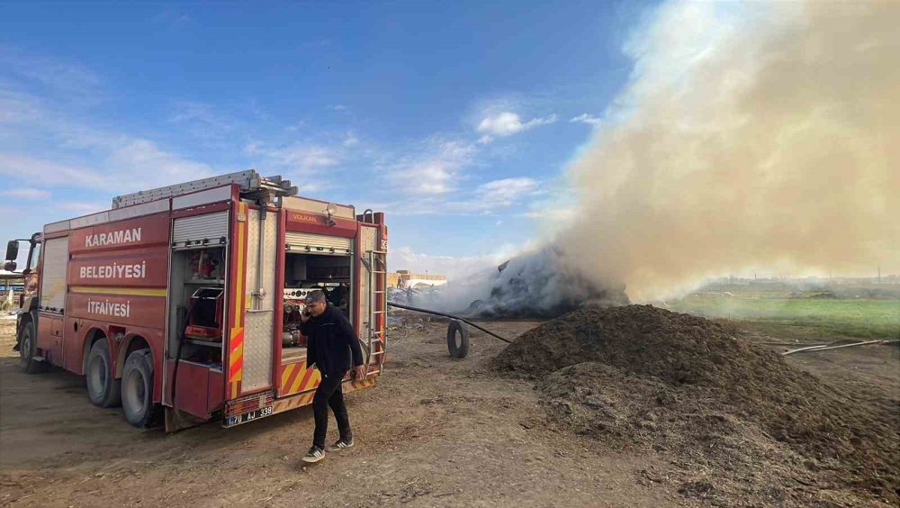 Ateş Düştüğü Yeri Yaktı: 300 Ton Hasat Alevlerle Yok Oldu