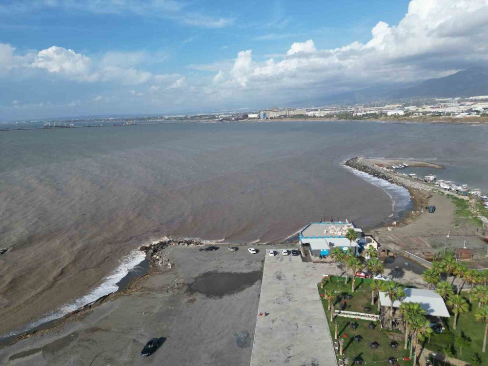 Şiddetli Yağış Akdeniz'e Kütük Taşıdı