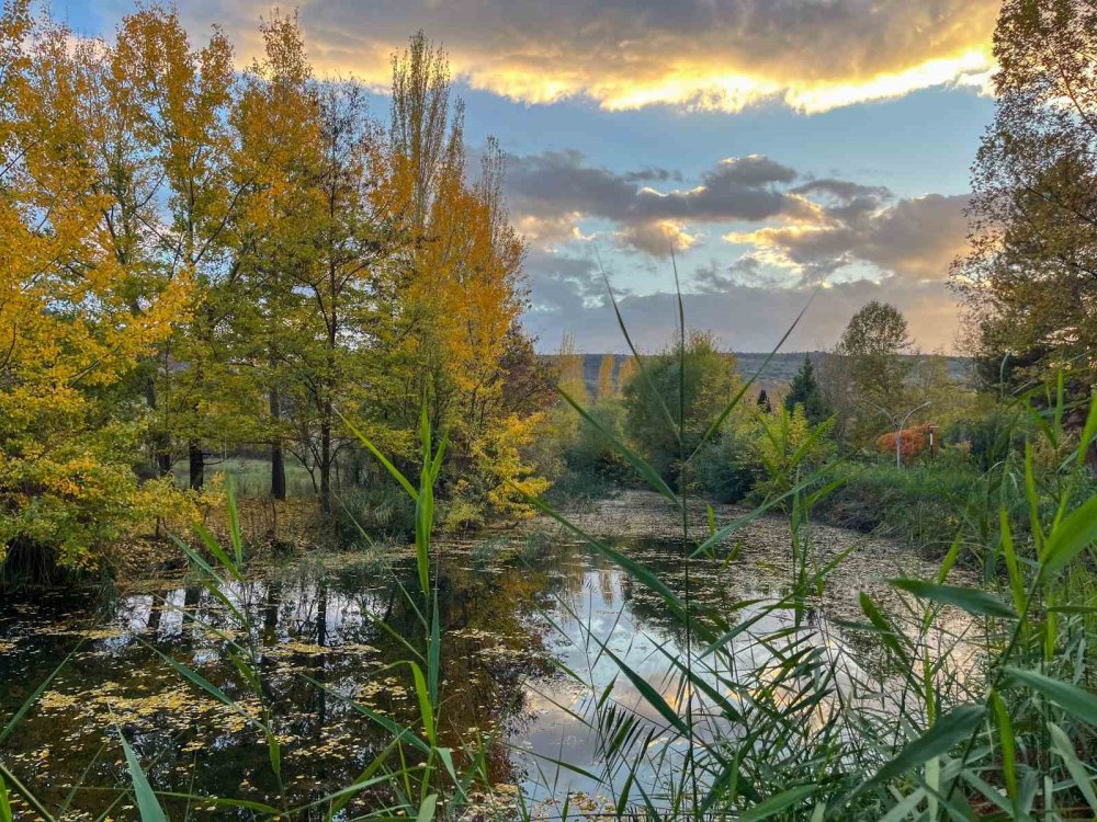 Kent sonbaharla masal kitabına döndü