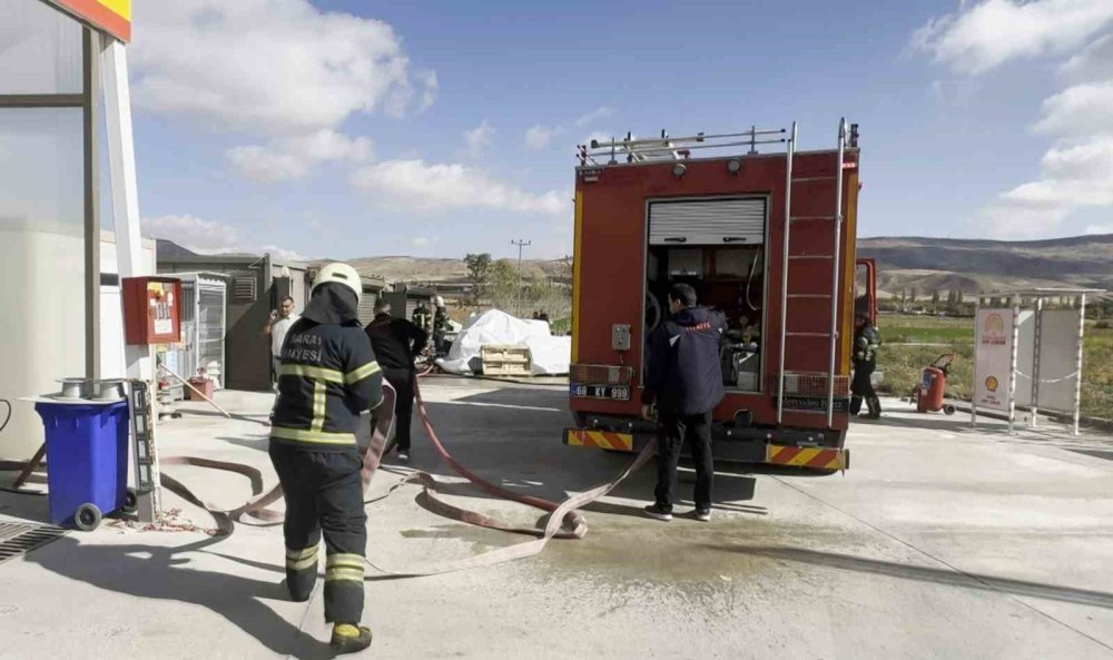 Aksaray’da petrolde yangın