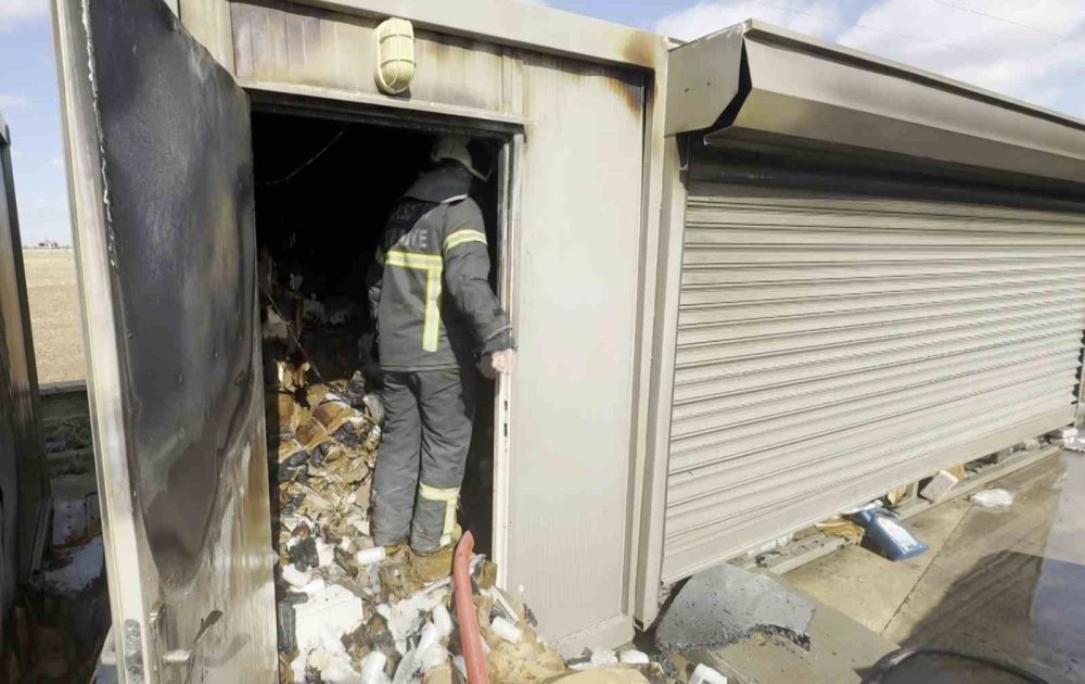 Aksaray’da petrolde yangın