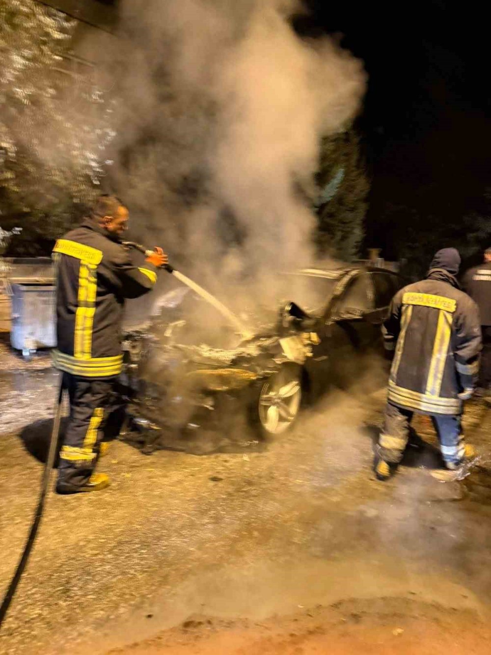 Karapınar'da BMW'nin acı sonu