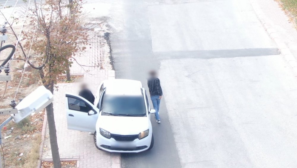 Konya'da havadan denetim: Uyanık sürücüler drondan kaçamadı