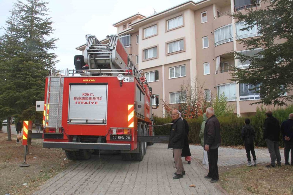 Beyşehir’de yangın paniği