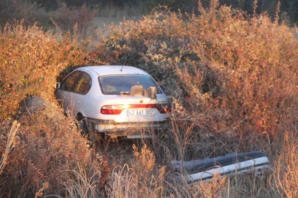 Beyşehir'e 7 kilometre kala yoldan çıktı