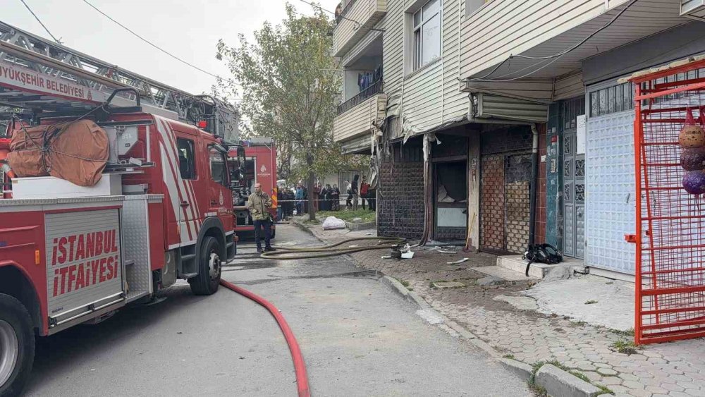 Avcılar’da tekstil atölyesinde korkutan yangın