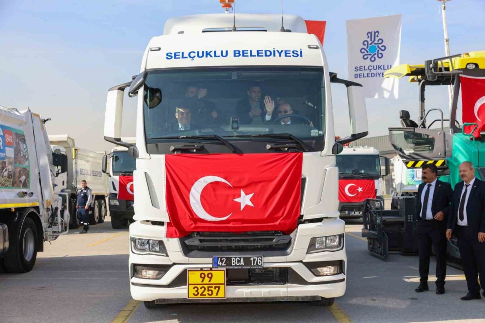 Selçuklu Belediyesi Öz Kaynaklarıyla Araç Filosunu Güçlendirdi