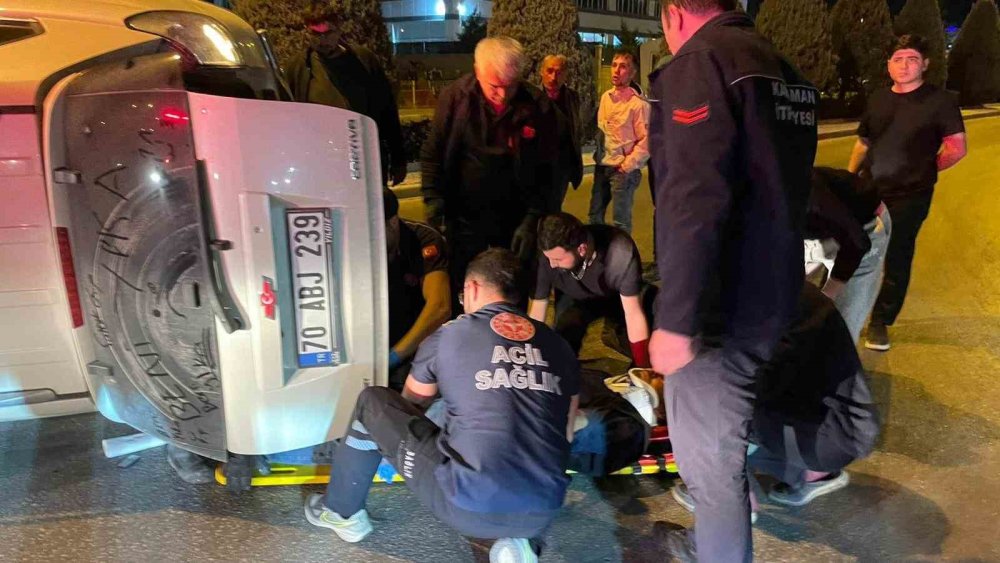 İki SUV Çarpıştı, 2 Kişi Yaralandı