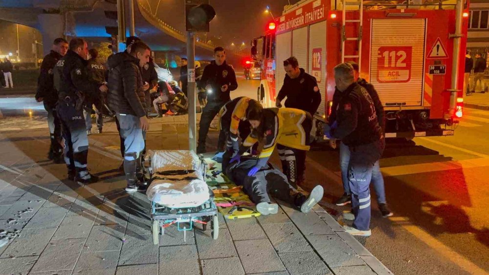 ‘Dur’ ihtarına uymadı, takla attı