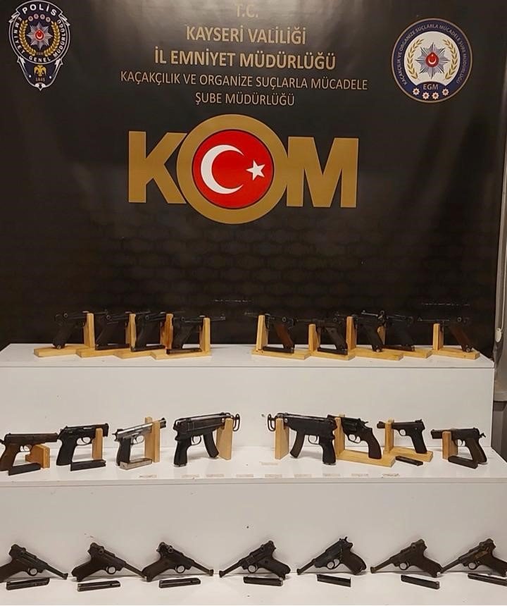 Bu silahlar Kayseri'de ne arıyor? Polis cevabı buldu