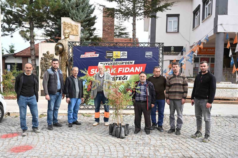 Konya Büyükşehir'den Çiftçiye Güçlü Sumak Desteği