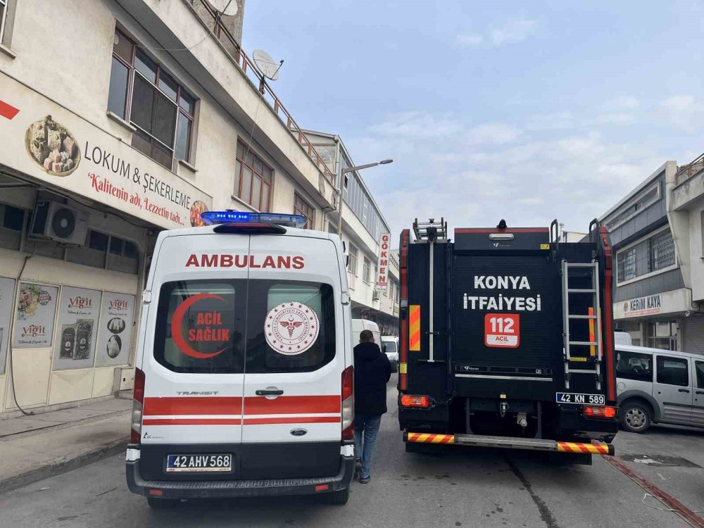 Karatay'da Şeker İmalathanesinde Yangın! Kazan Dairesi Alev Aldı