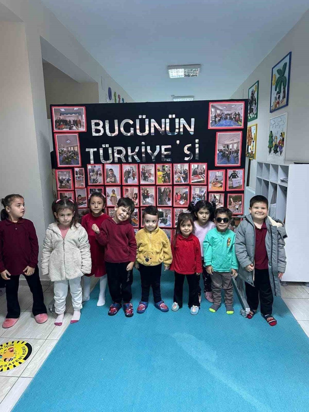 Bozkır’da anaokulu öğrencilerinden “Bugünün Türkiye’si” sergisi