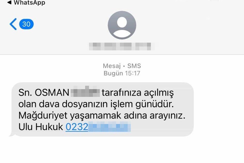 Adının kullanıldığını telefonlar gelince anladı
