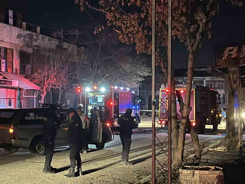 Konya’da depo yangını: Tüp patlamasında 69 yaşındaki adam hayatını kaybetti