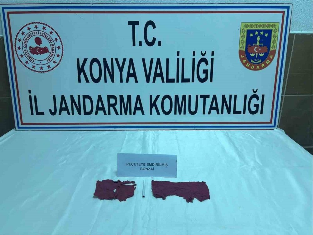 Konya’da jandarmadan uyuşturucu operasyonu