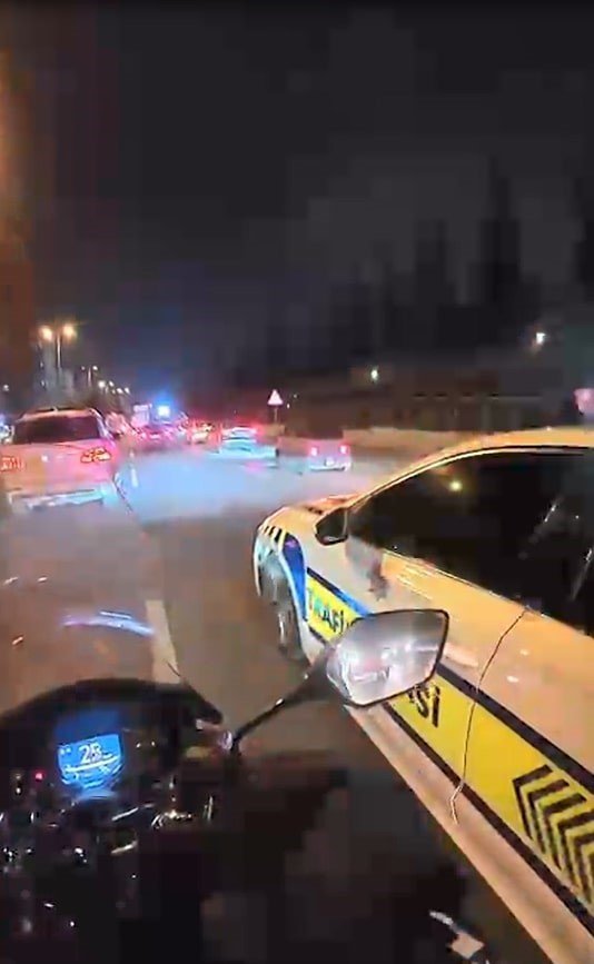 Bir kurye Ankara'yı hizaya getirdi