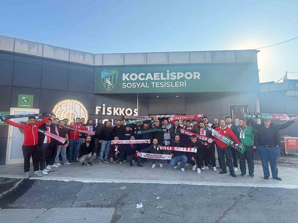 Kocaeli Antalya'yı kardeşi seçti böyle ağırladı