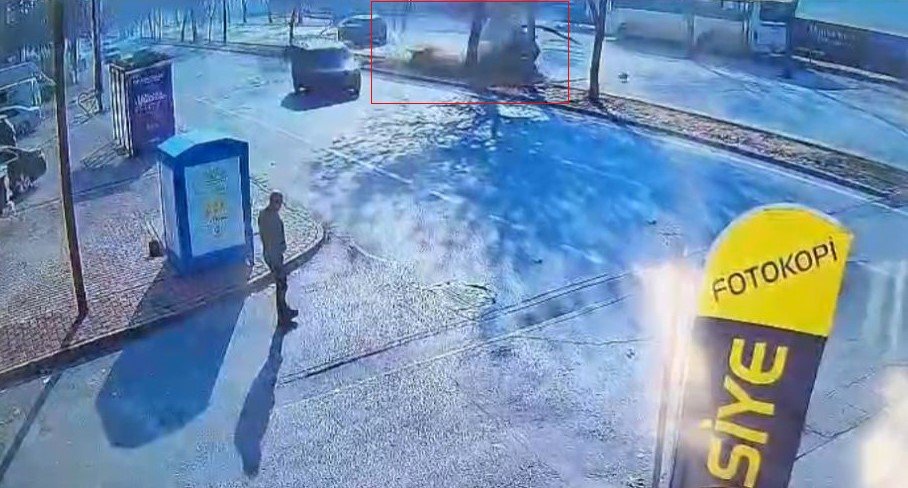 Konya'da makas atan otomobil takla attı! Feci kaza kamerada