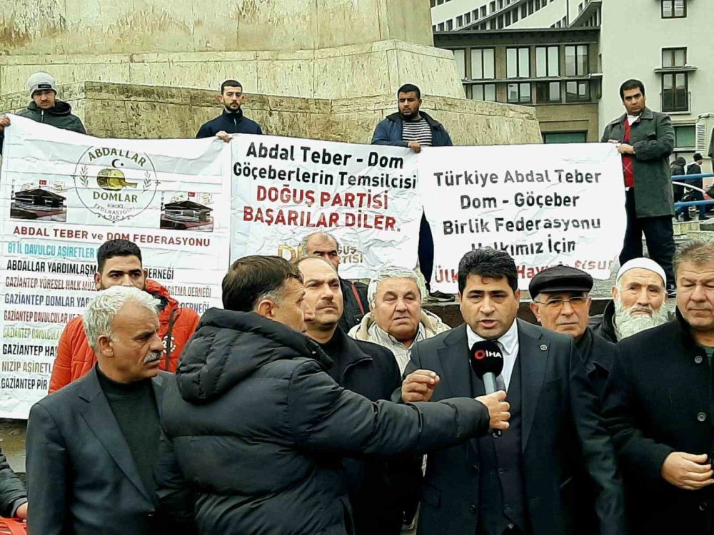 Konya'daki dernek de Ankara'da eylemde yerini aldı