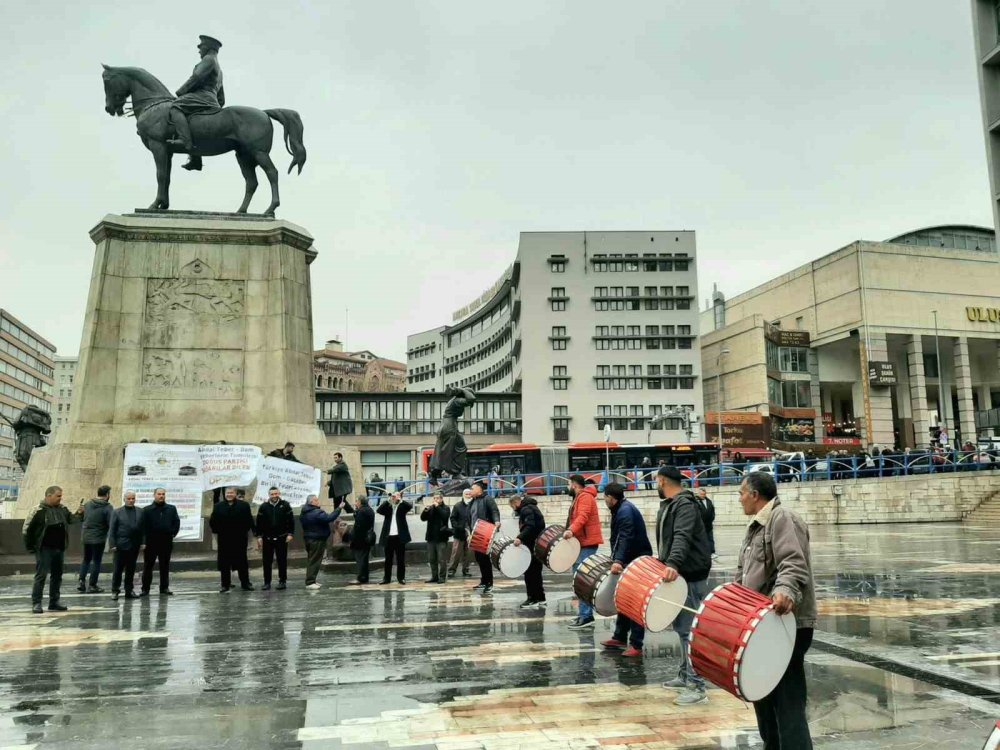 Konya'daki dernek de Ankara'da eylemde yerini aldı
