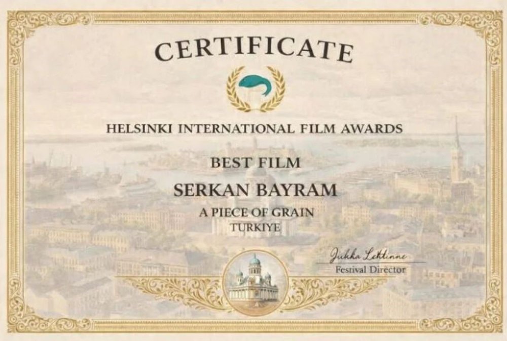 Buğday Tanesi Helsinki’de En İyi Film Seçildi
