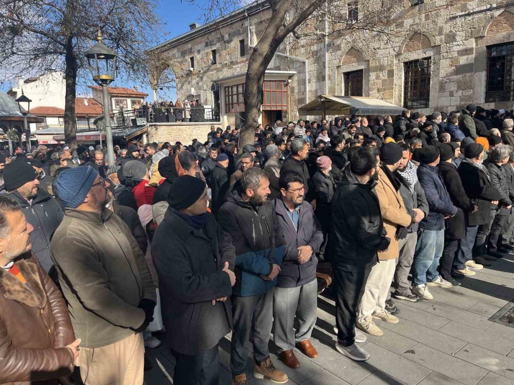 Konya’da Ebu Ubeyde ve Gazze şehitleri için gıyabi cenaze namazı