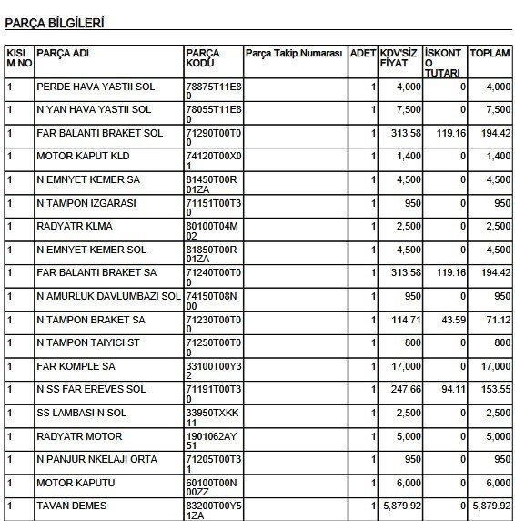 Kazalı araç tamirinde şok iddia! Ekspertiz raporu yargıya taşındı