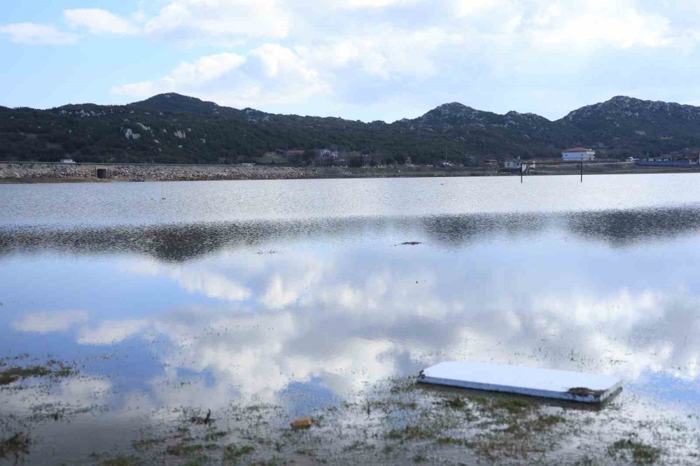 Doğa kendine geliyor! Göl su tutmaya başladı