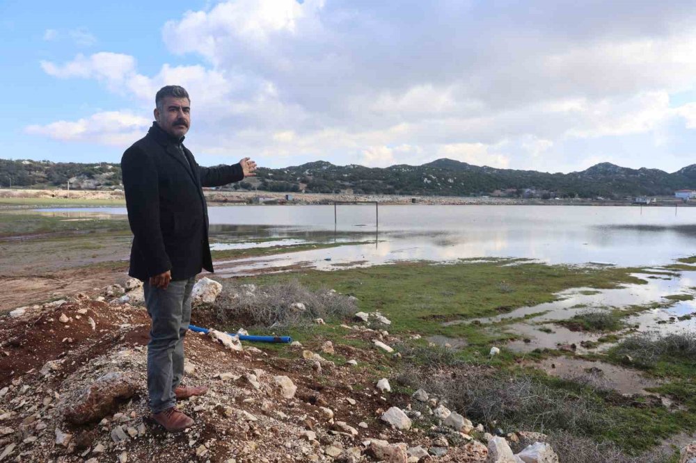 Doğa kendine geliyor! Göl su tutmaya başladı