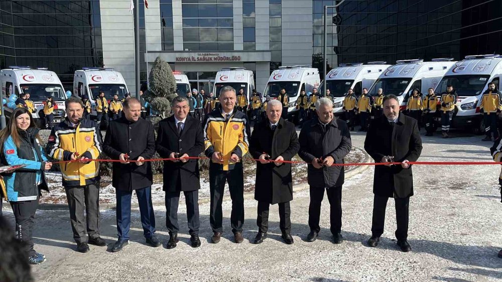Konya’ya Acil Sağlık Takviyesi: 14 Yeni Ambulans Hizmete Girdi