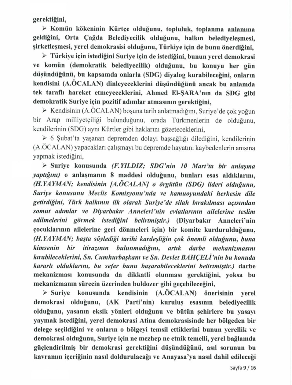 TBMM, İmralı görüşmesinin tutanaklarını yayımladı