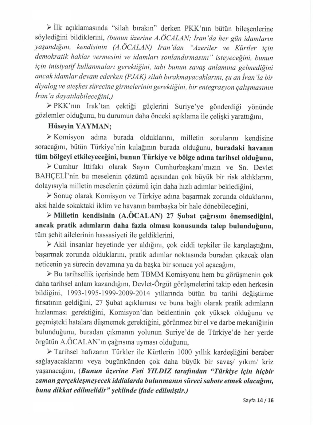 TBMM, İmralı görüşmesinin tutanaklarını yayımladı