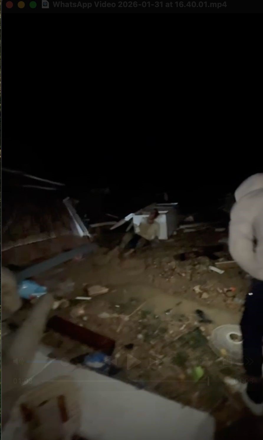 Hortumun içinden çıktı böyle bulundu