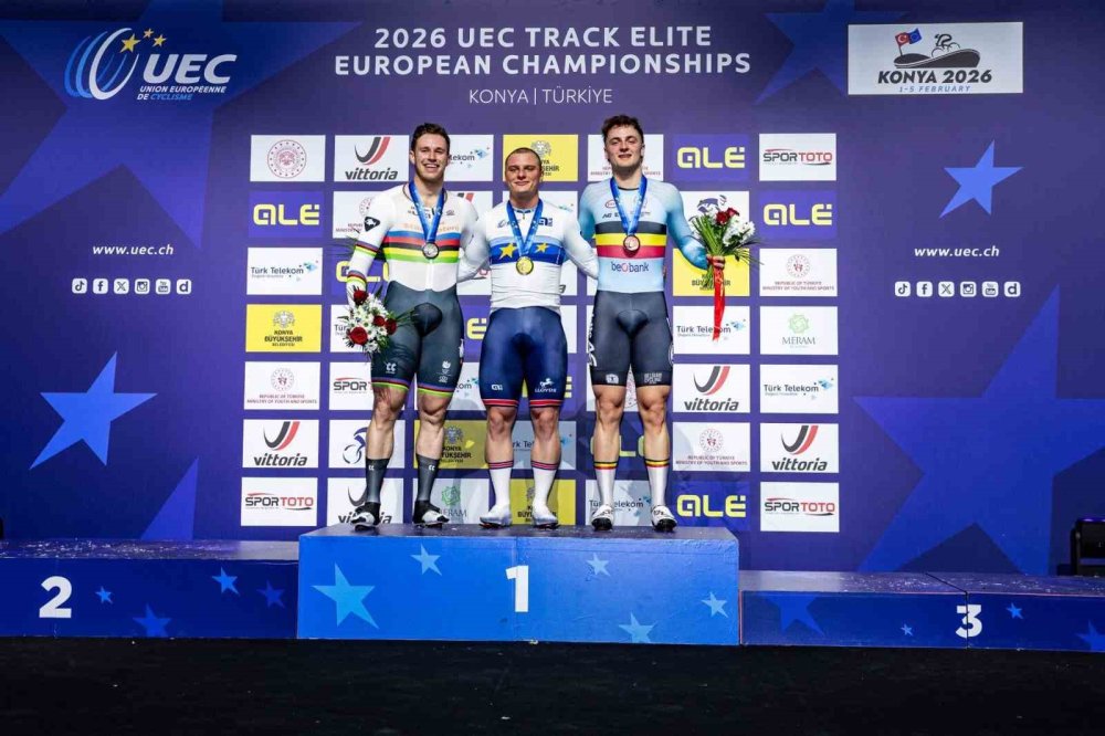 Konya'da düzenlenen 2026 Avrupa Pist Bisikleti Şampiyonası Sona Erdi