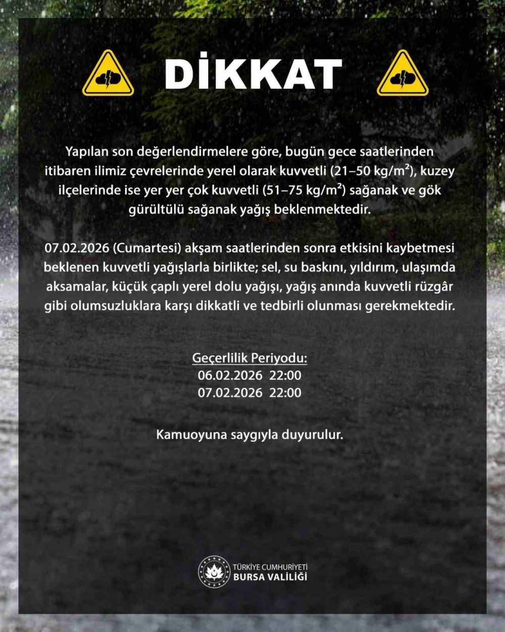 Bu yağış Konya'ya doğru geliyor