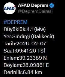 Büyük deprem yok deniyor Balıkesir sallanıyor