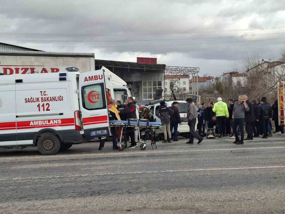 Beyşehir yollarında kaza zinciri! 1’i ağır 7 yaralı