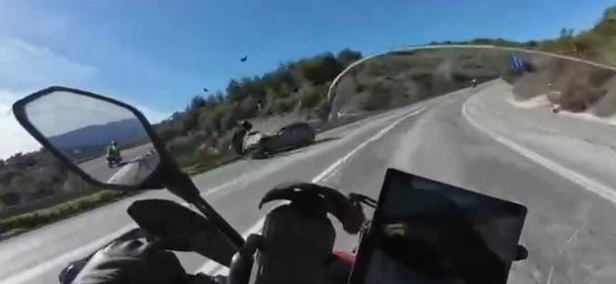 Motosiklette ölüm böyle geldi