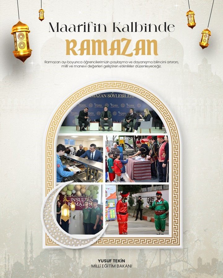 Okullarda Ramazan Programı: Bakan Tekin Detayları Açıkladı