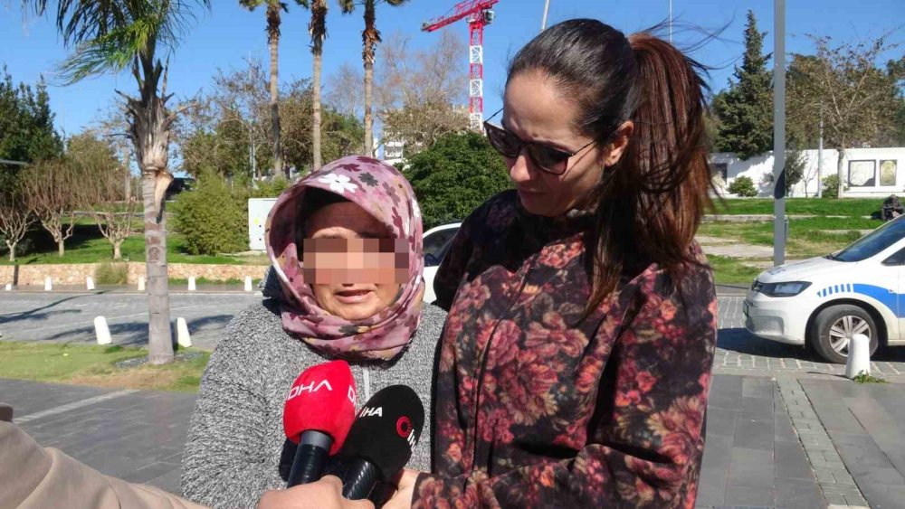 Engelli oğlu için falezlere çıktı, 2 saatte ikna edildi