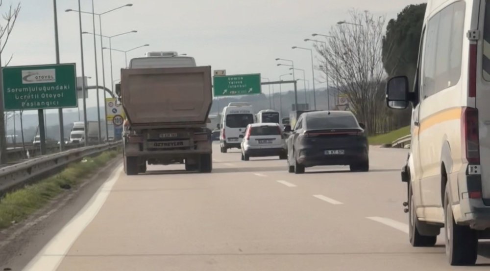 Sol şerit terörü! Bursa'da korku anları