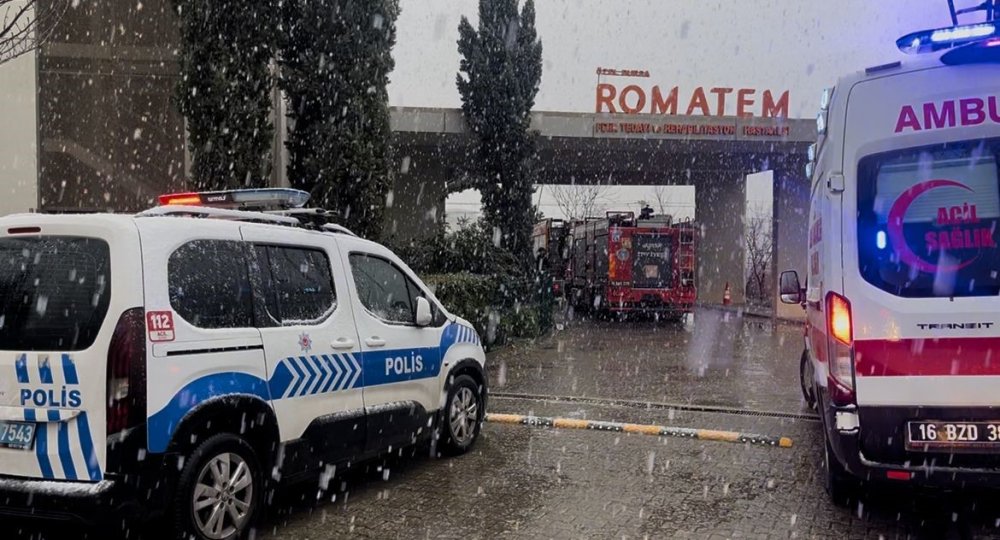 Bursa'da Özel Hastanede Yangın
