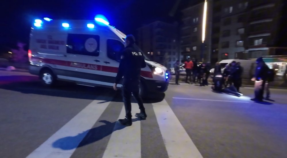 Kavga ettiği kişiye otomobille çarptı