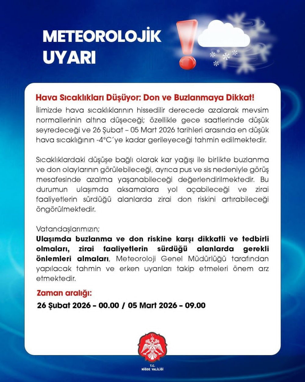 Niğde'de Bahara Günler Kala Don Şoku! Bereket Yerine Kıtlık mı?