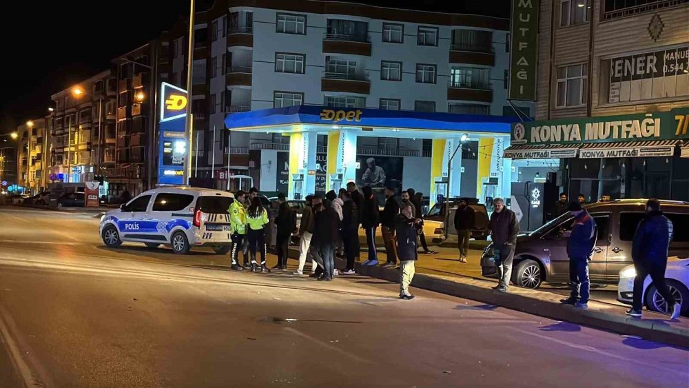 BMW'siyle yayaya çarptı